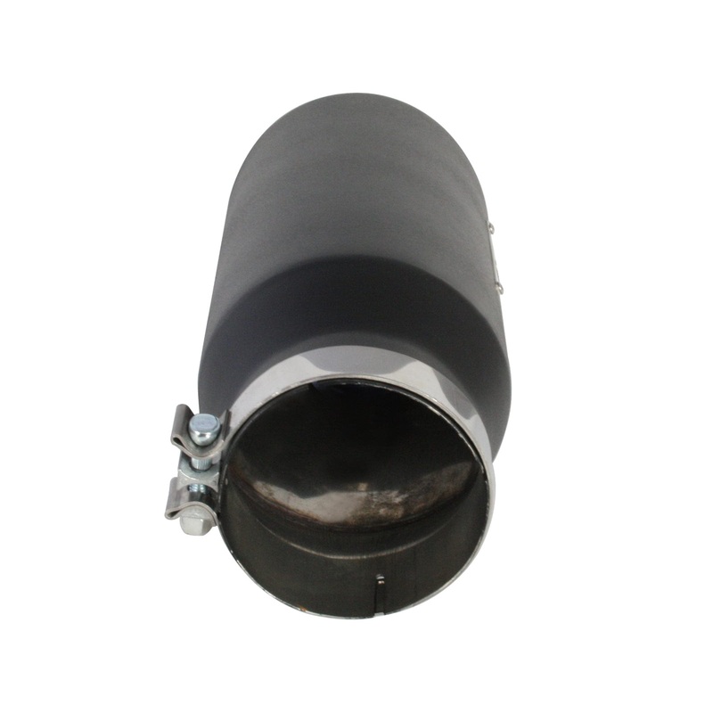 aFe MACH Force-XP 409 SS Right Side Single Wall Exhaust Tip 5in Inlet x 7in Outlet x 15in L