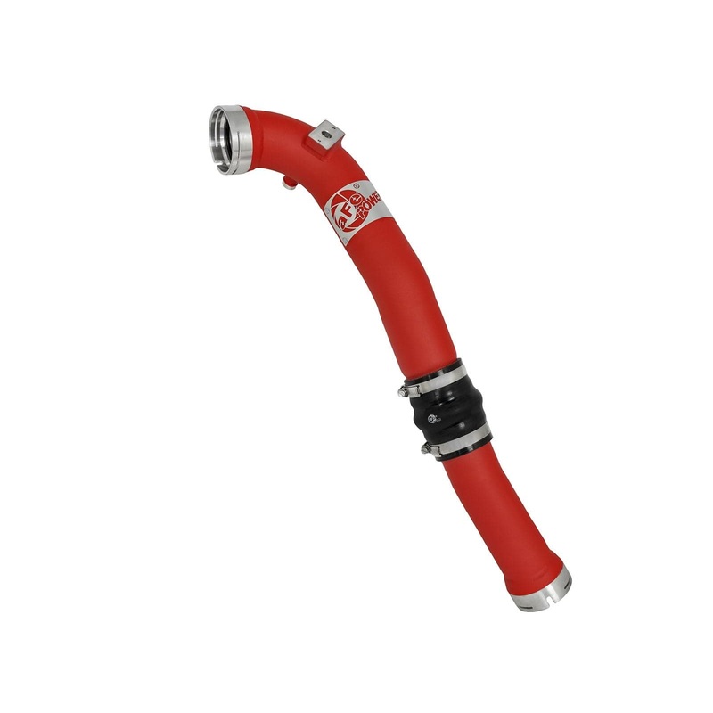 aFe BladeRunner 2.5-2.75in Red Intercooler Tube Cold Side w/ Couplings & Clamps Kit 13-16 BMW F30
