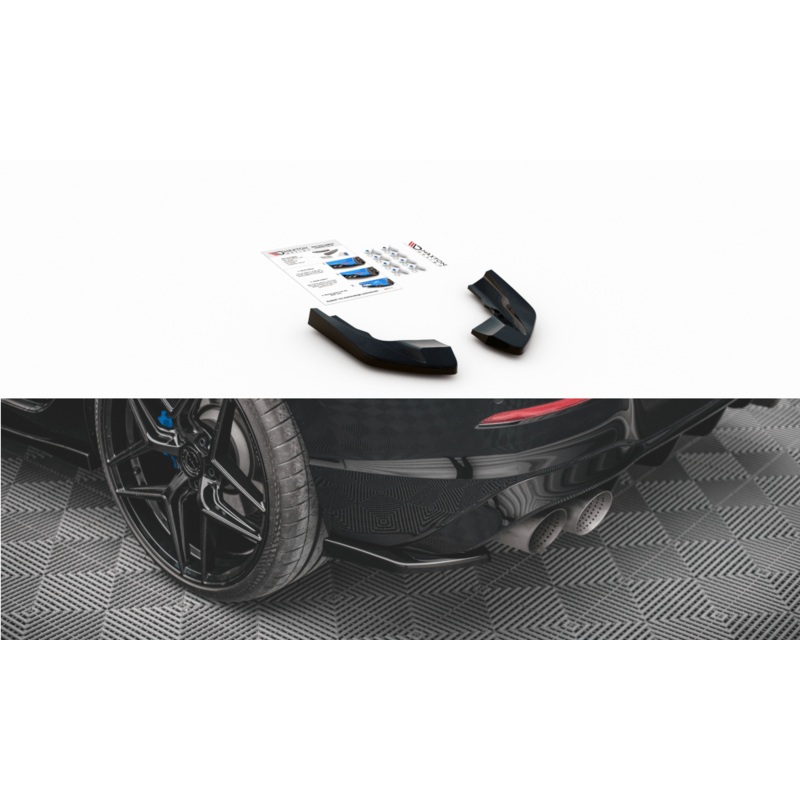 Maxton Design Rear Side Splitters V.2 For – VW Golf R Mk8