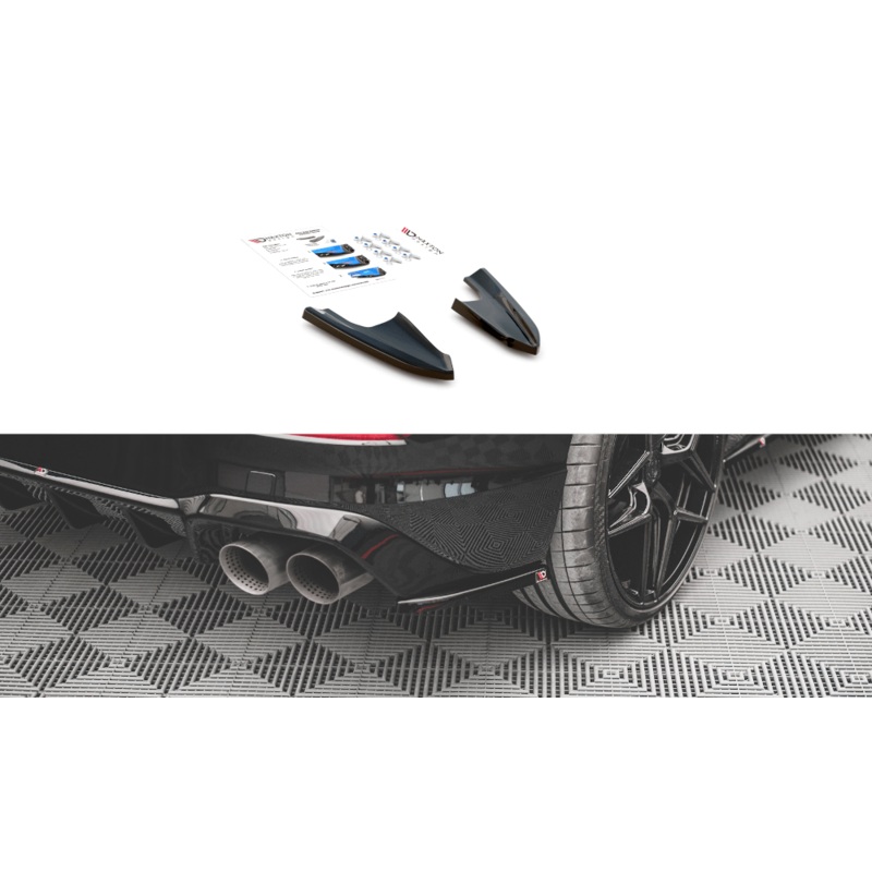 Maxton Design Rear Side Splitters V.3 For – VW Golf R Mk8