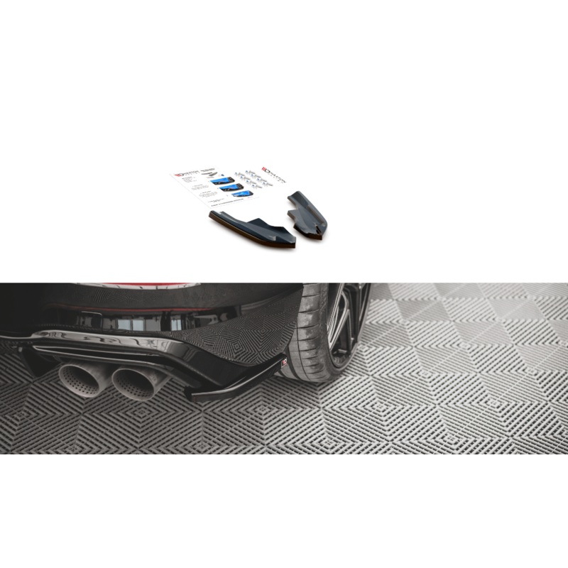 Maxton Design Rear Side Splitters V.4 For – VW Golf R Mk8