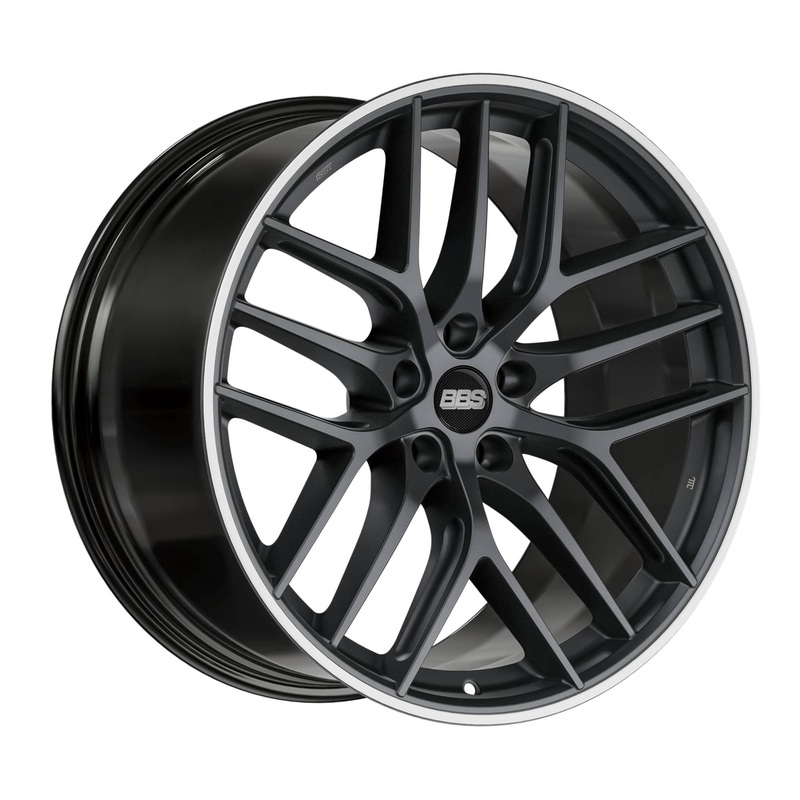 BBS CC-R 19″ 5×114.3 Satin Black Polished Rim