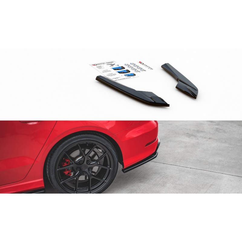 Maxton Design Rear Side Splitters Audi S3 Sedan 8V