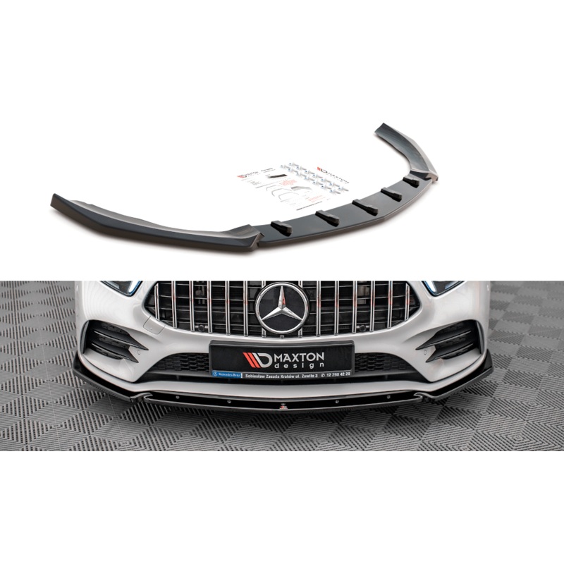 Maxton Design Front Splitter V.4 Mercedes A35 AMG / AMG-Line W177