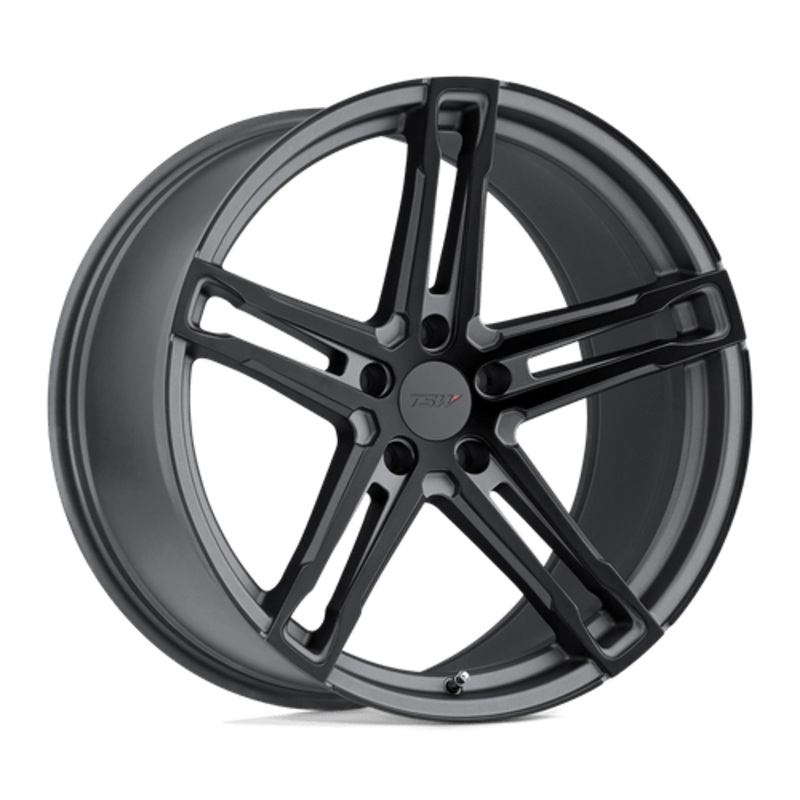TSW Cast Mechanica 20″ 5×120 Matte Gunmetal W/ Matte Black Face (NLA)