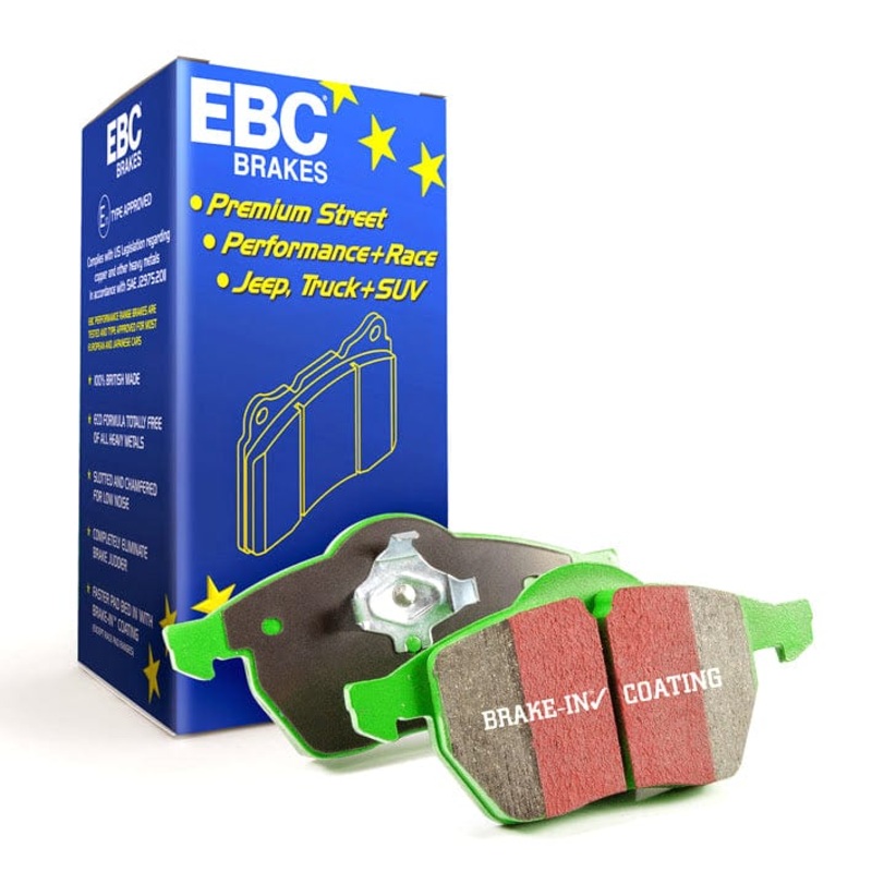 EBC 00-03 Toyota Highlander 2.4 2WD Greenstuff Front Brake Pads